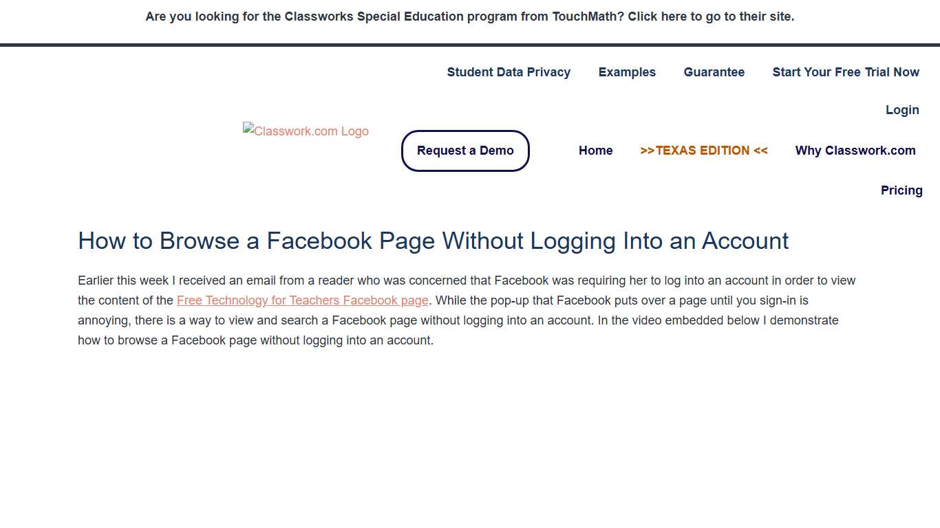How to Browse a Facebook Page Without Logging Into an Account - Classwork