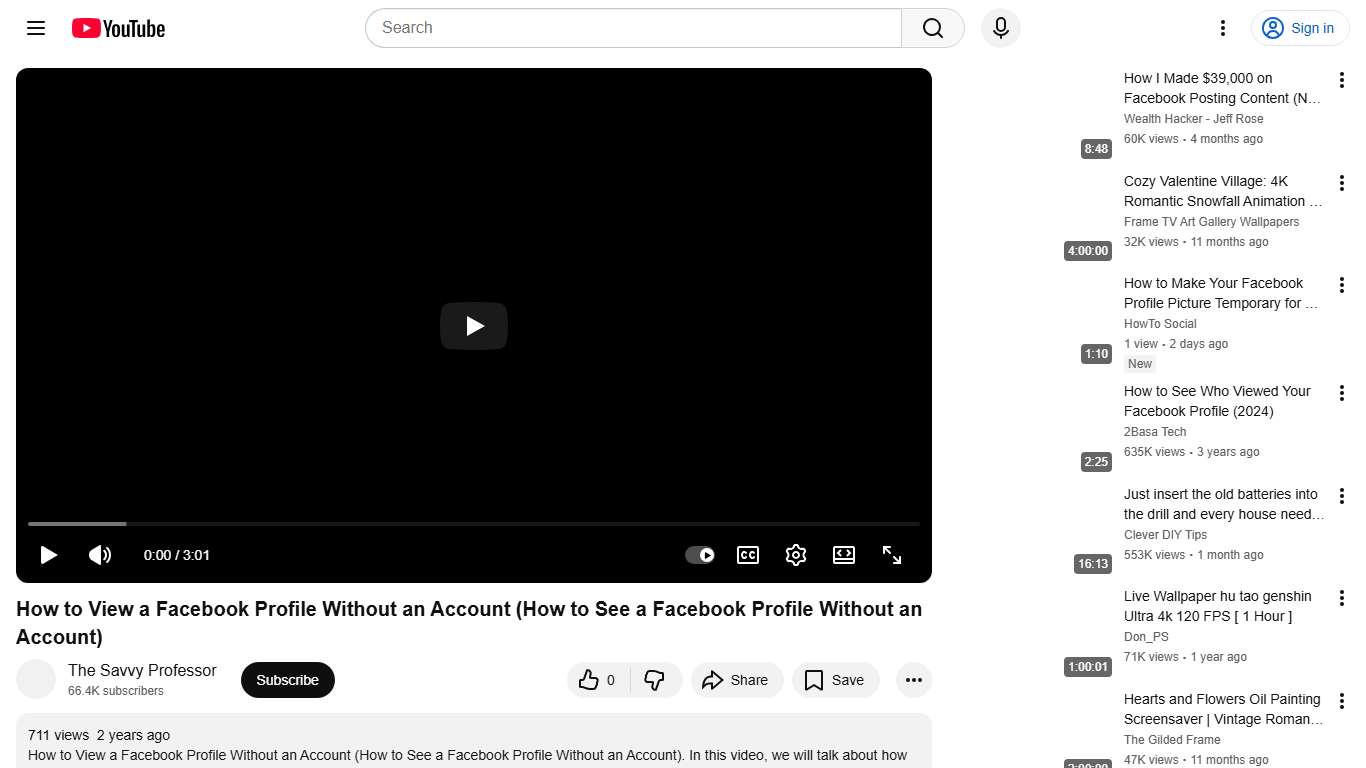 How to View a Facebook Profile Without an Account (How to See a Facebook Profile Without an Account) - YouTube